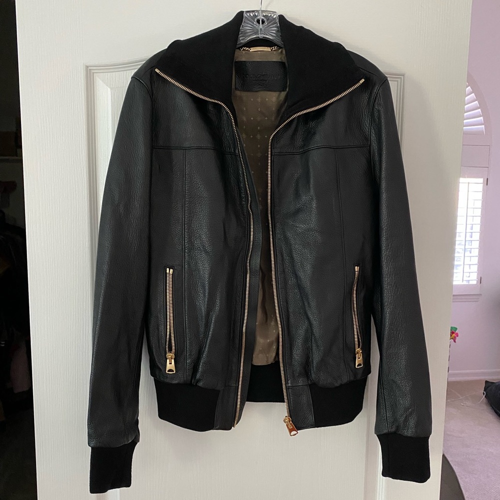 Dolce & Gabbana Leather Jacket